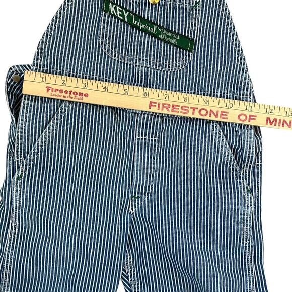Key children’s overalls size 3. Vintage. Blue and white pinstripe. - Picture 4 of 8